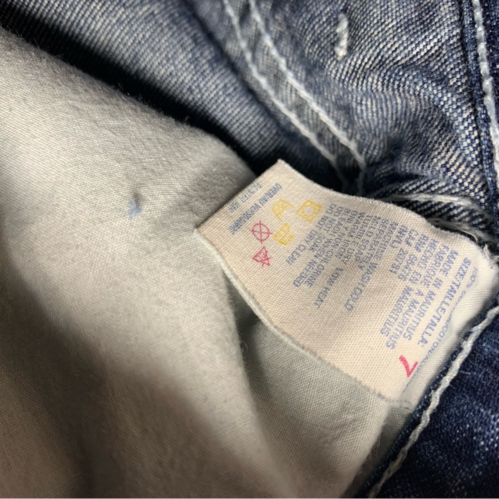 Vintage Tommy Hilfiger Relaxed Fit Wide Leg Carpenter Jeans Size 7 30” - Picture 4 of 7